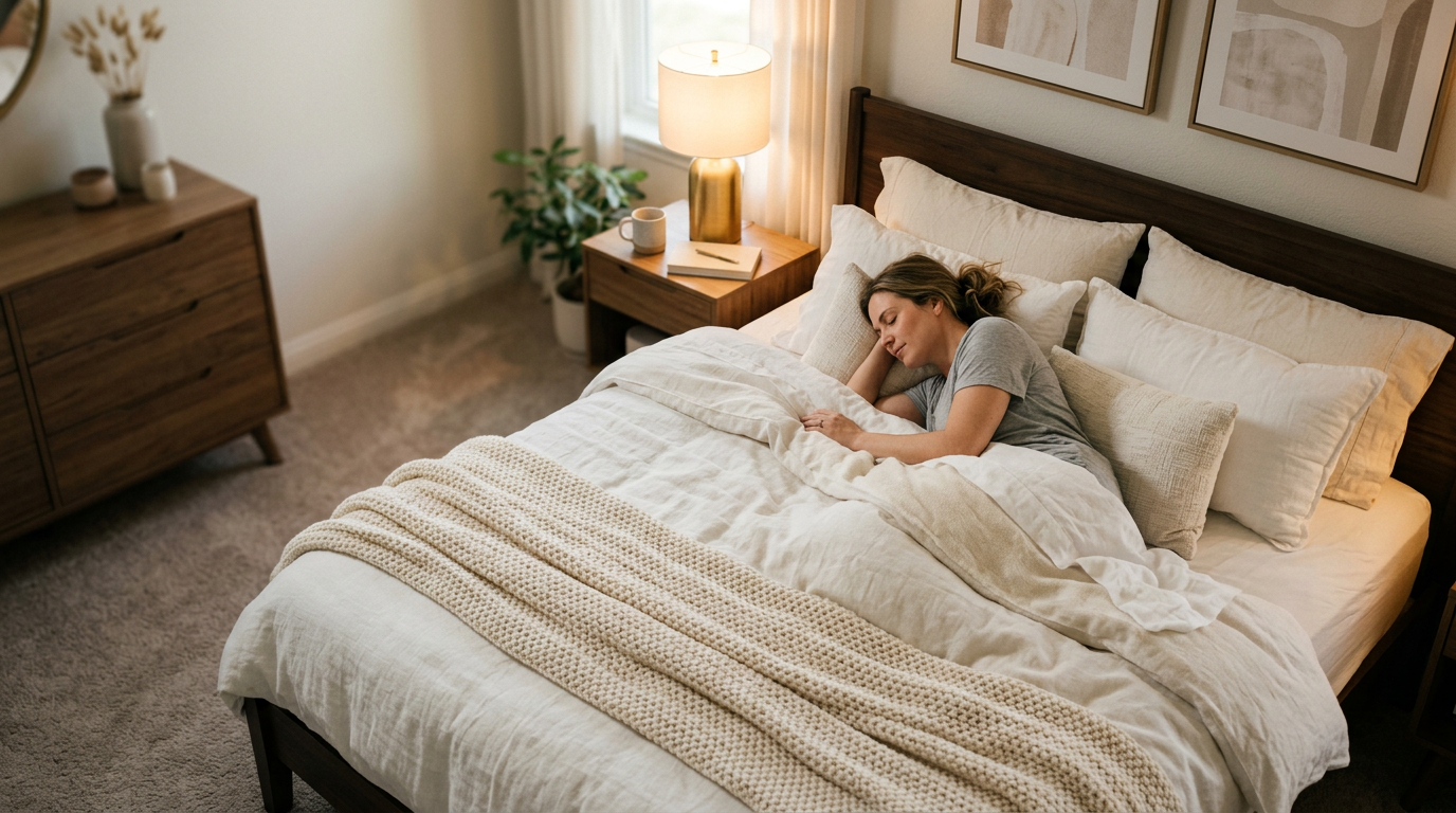 Peaceful premium sleep in a well-appointed bedroom